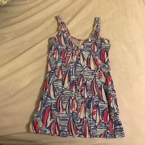 Lilly Pulitzer tank top in red right return
